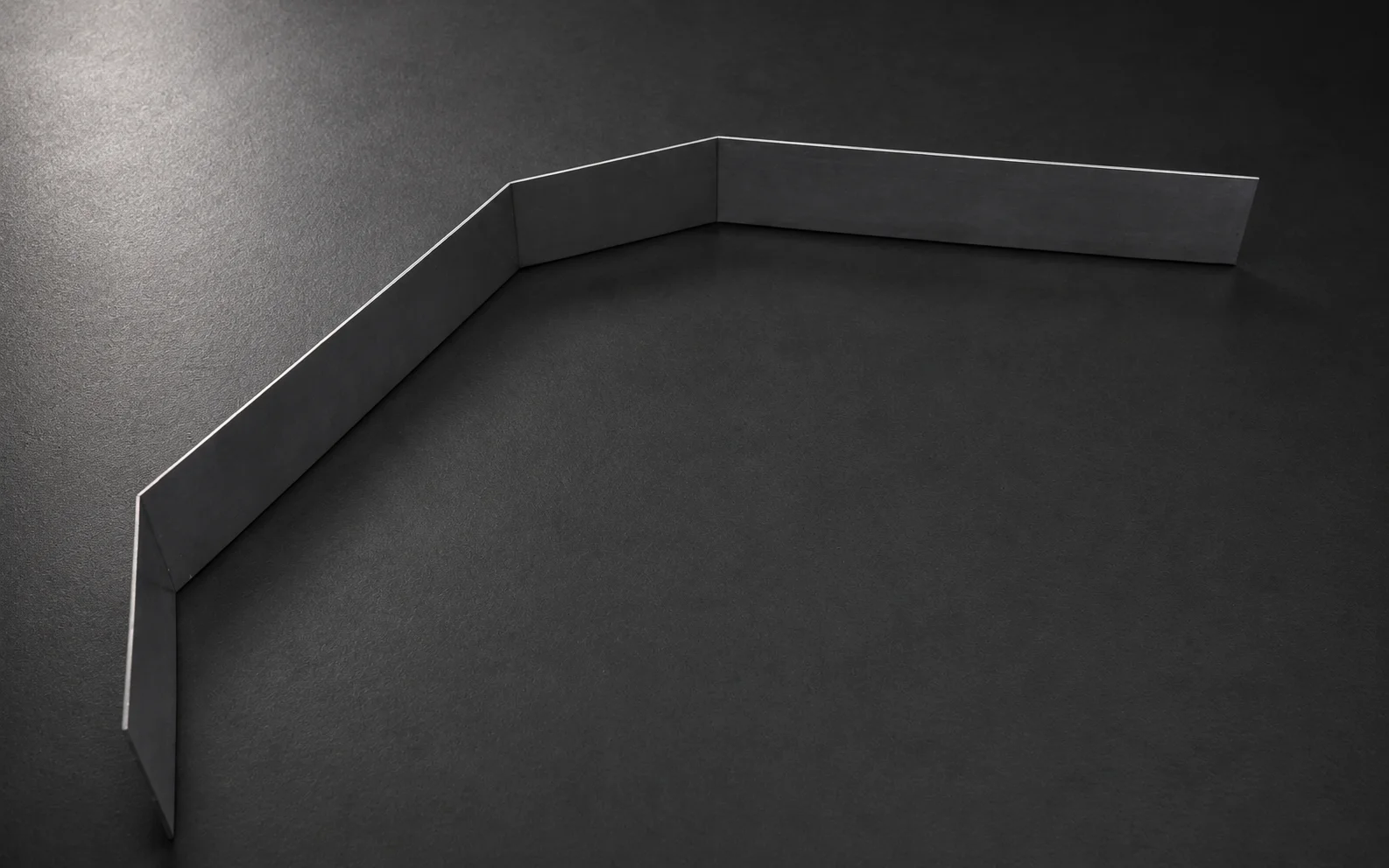 Large-format formed carbon steel turntable side panel manufactured at AZ CNC Shop LLC